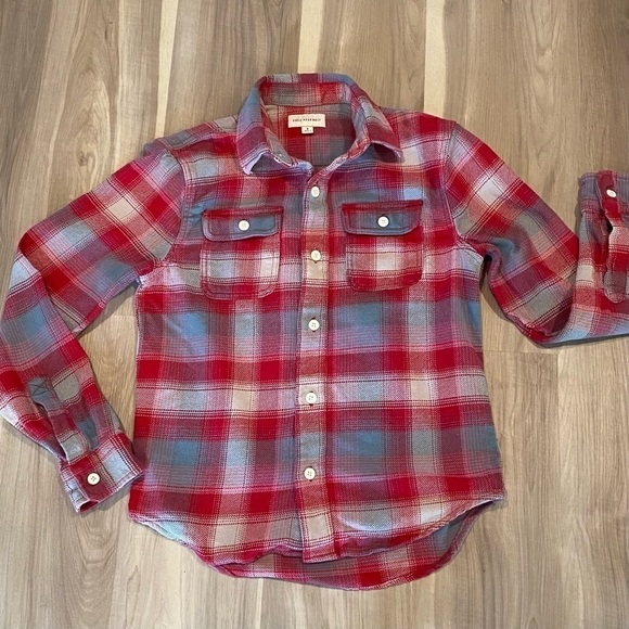 Free Assembly Men’s Knit Flannel Shirt. Size S - Picture 1 of 10
